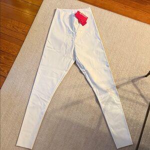 Patent Commando White Leggings